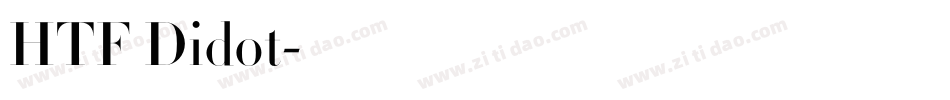 HTF Didot字体转换